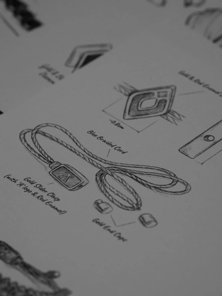 Technical line-art schematic of an AirHold Condor-22 ground station connected to a tethered UAV